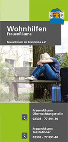 Cover der Broschüre "Wohlhilfen FrauenRäume"