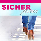 Cover der Broschüre "Sicher feiern"