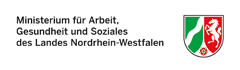 Logo: Ministerium für Arbeit, Gesundheit und Soziales des Landes Nordrhein-Westfalen