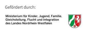 Gefördert durch das Ministerium für Kinder, Jugend, Familie, Gleichstellung, Flucht und Integration des Landes NRW